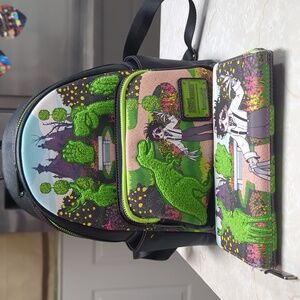 Edward Scissorhands backpack purse with wallet